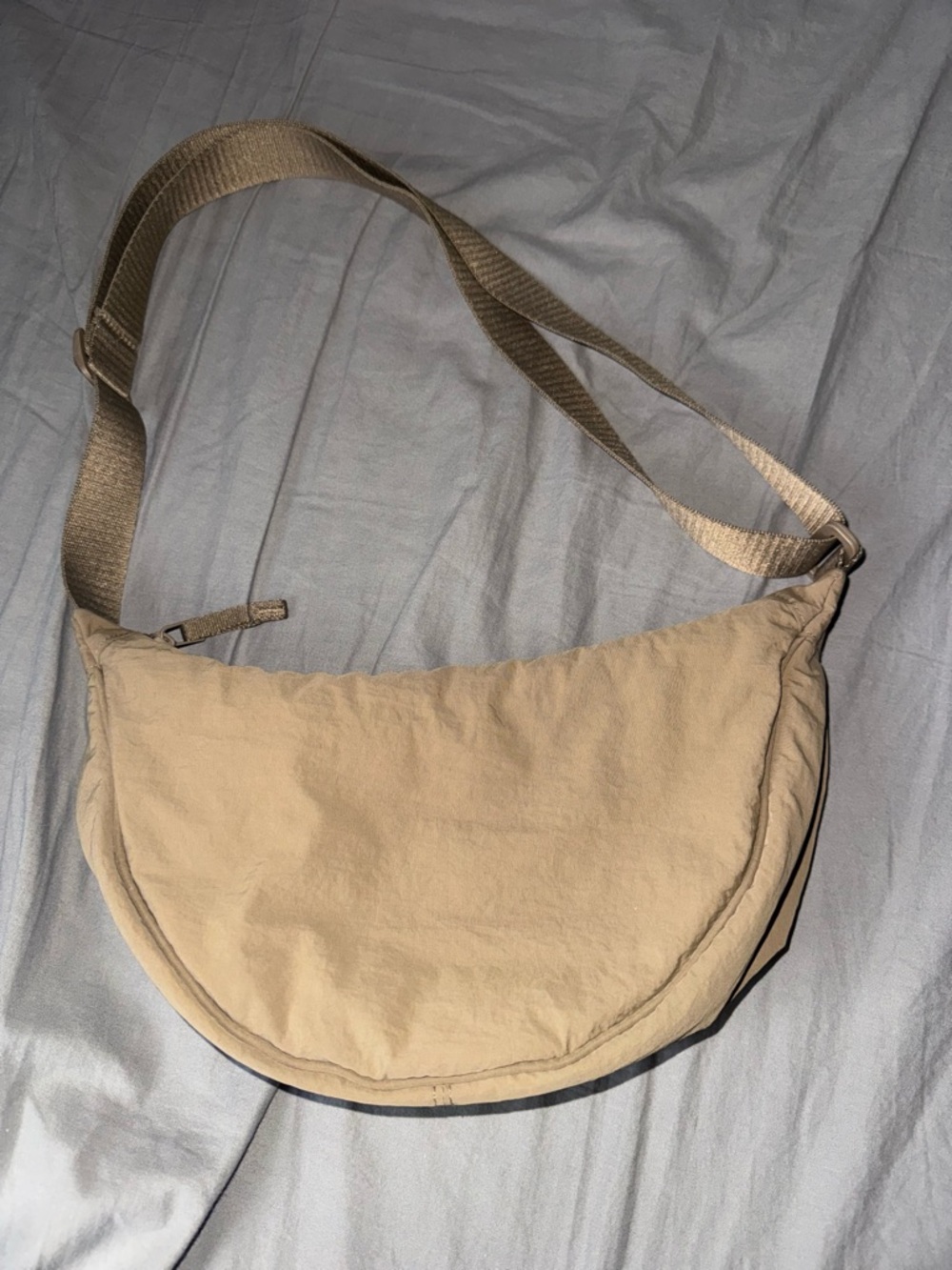 UNIQLO Round Mini Shoulder Bag Brown - Picture 3 of 6
